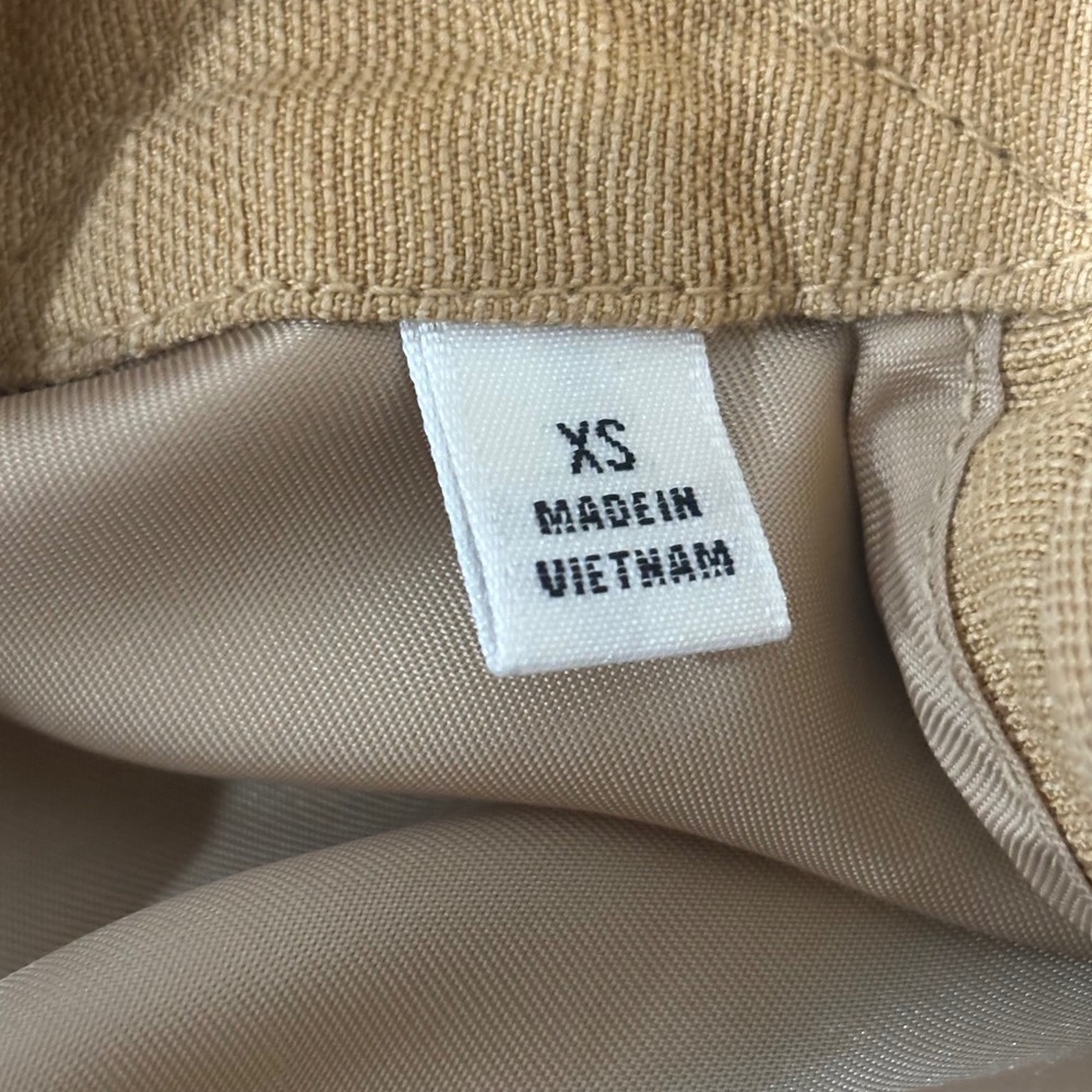 Aritzia Wilfred The Ganna Linen Shirt Jacket Sandy Beige XS Shacket - Picture 14 of 16